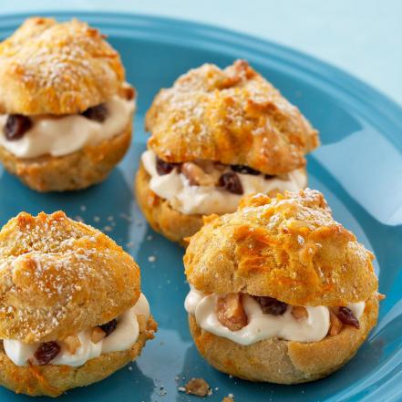 Can cream puffs be made a day ahead?